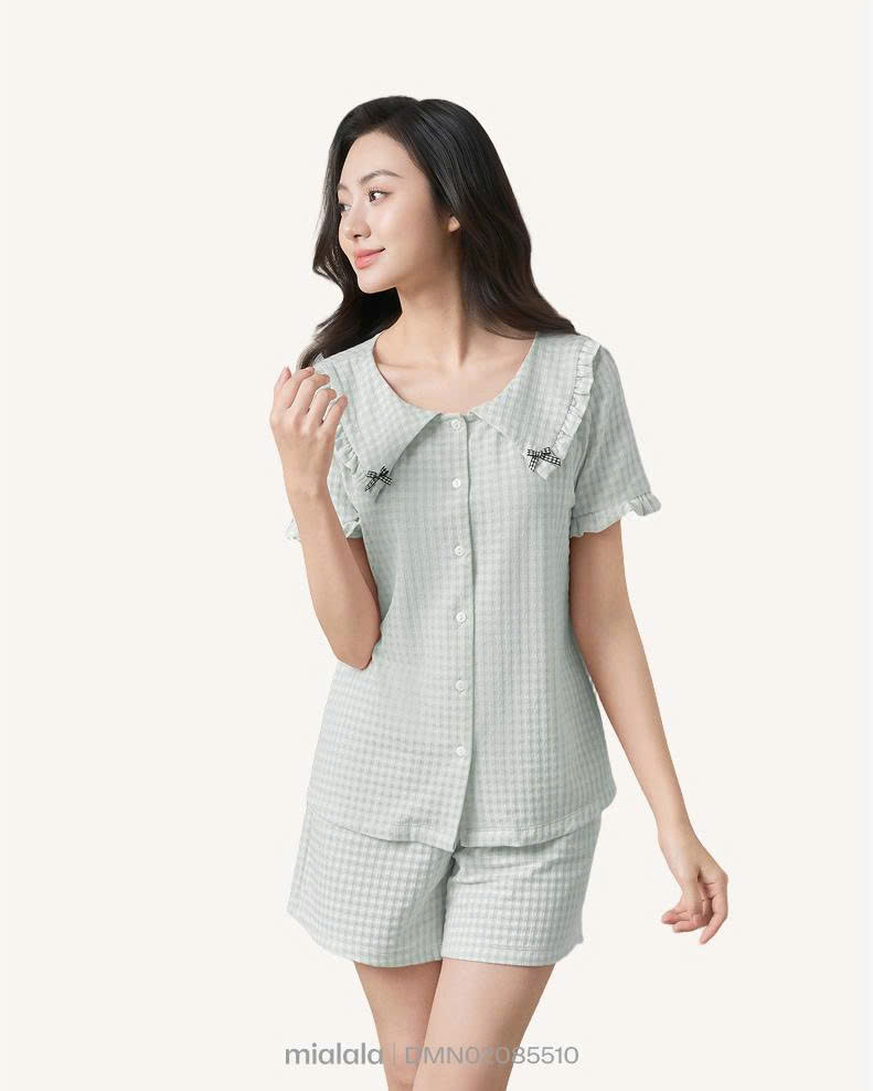LYNÉ Homewear Xanh Caro - Ảnh 5
