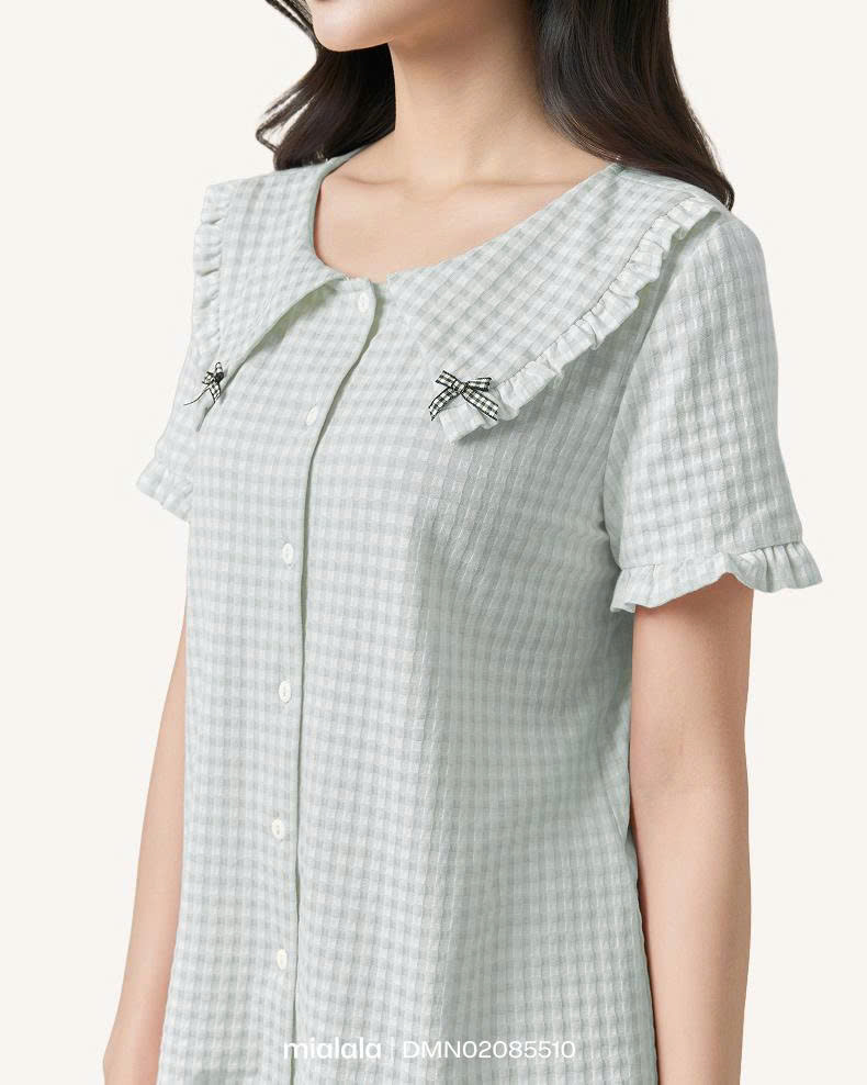 LYNÉ Homewear Xanh Caro - Ảnh 2